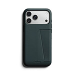 Générique Coque pour iPhone 18 Pro Max / iPhone 17 Pro Max en Cuir Série 3 Card avec Support Vert