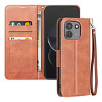 Étui Portefeuille pour Redmi Note 17 Pro Max Vintage avec Support et Dragonne Marron Étui Portefeuille pour Redmi Note 17 Pro Max Vintage avec Support et Dragonne Marron
