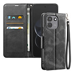 Étui Portefeuille pour Redmi Note 17 Pro Max Vintage avec Support et Dragonne Noir Étui Portefeuille pour Redmi Note 17 Pro Max Vintage avec Support et Dragonne Noir