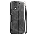 Étui Portefeuille pour Redmi Note 17 Vintage avec Support Vidéo et Dragonne Noir Étui Portefeuille pour Redmi Note 17 Vintage avec Support Vidéo et Dragonne Noir