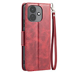 Étui Portefeuille pour Redmi Note 17 Pro Vintage avec Support Vidéo et Dragonne Bordeaux Étui Portefeuille pour Redmi Note 17 Pro Vintage avec Support Vidéo et Dragonne Bordeaux