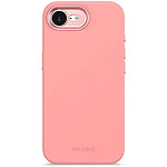 Decoded Coque MagSafe pour iPhone 16e / 17e en Silicone avec Bords Surélevés Rose