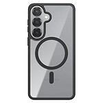 Zanaé Coque MagSafe pour Galaxy S25 / S24 avec Contour Souple et Caméra Surélevée Noir