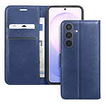 Zanaé Étui pour Samsung Galaxy S26 FE Effet Grainé avec Porte-Cartes et Support Vidéo Bleu nuit