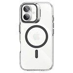 Zanaé Coque MagSafe pour iPhone 17 Série Hooke avec Cache Caméra Stand Noir / Transparent Zanaé Coque MagSafe pour iPhone 17 Série Hooke avec Cache Caméra Stand Noir / Transparent