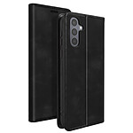 Étui Portefeuille pour Galaxy S26 FE Effet Daim avec Support Noir Étui Portefeuille pour Galaxy S26 FE Effet Daim avec Support Noir