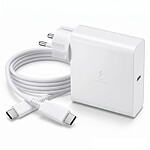 Samsung Chargeur Secteur USB-C Universel avec Câble USB-C 140W Charge Rapide Blanc Samsung Chargeur Secteur USB-C Universel avec Câble USB-C 140W Charge Rapide Blanc