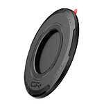 Générique Adaptateur Magnétique pour Support Smartphone Moto / Vélo avec Adhésif 3M Noir