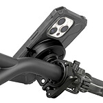 Générique Support Smartphone pour Guidon Moto / Vélo Magnétique Rotatif Noir