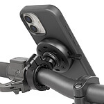 Générique Support Guidon pour Smartphone Velo / Moto Magnetique Rotatif Compact Noir