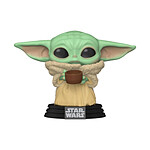 Star Wars The Mandalorian - Figurine POP! The Child w/ Cup 9 cm