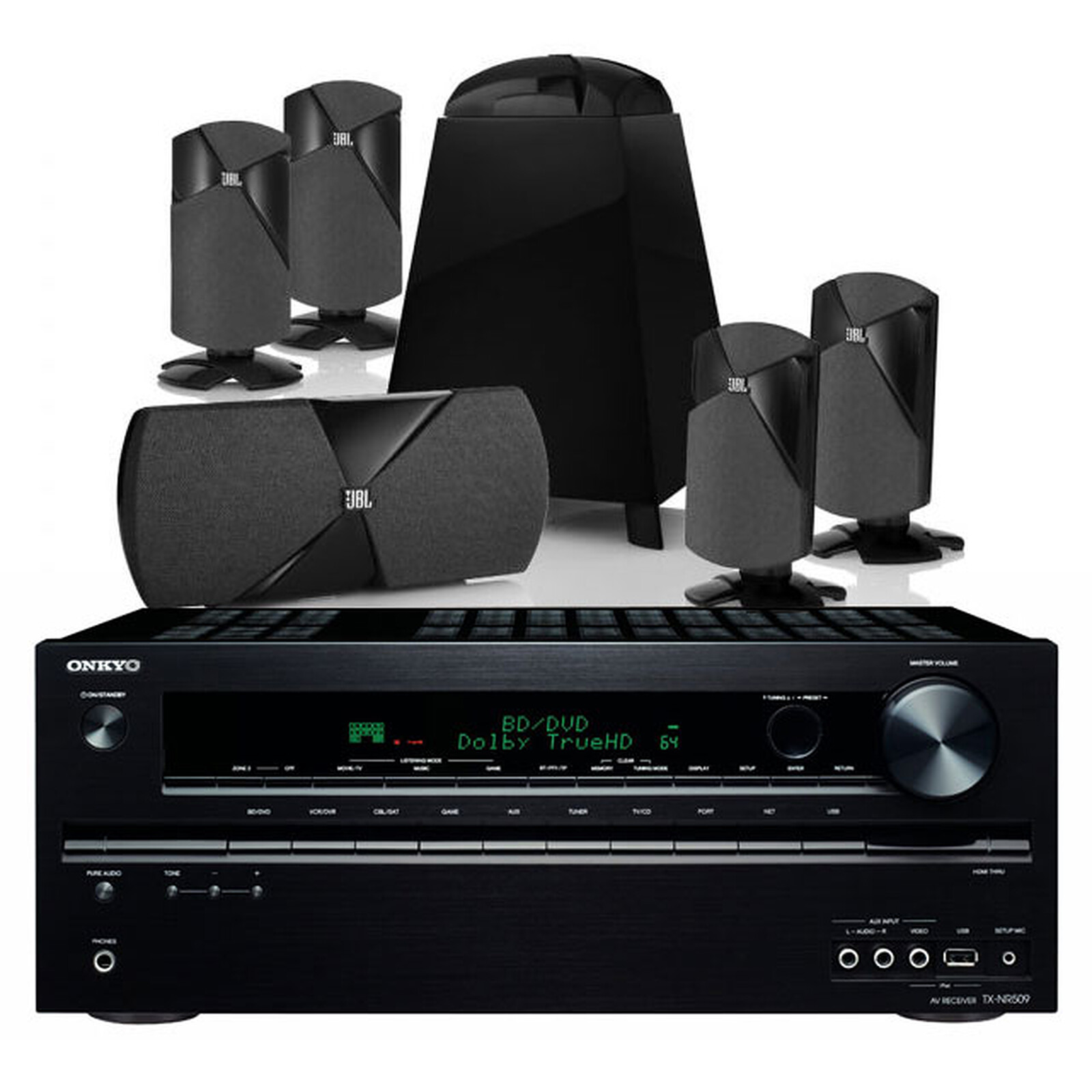 Onkyo TX-NR509 + JBL Cinema 300 - Ensemble home cinéma ...