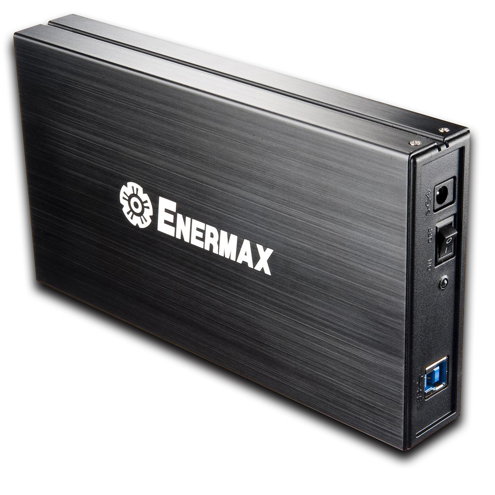 Antec Anext Series Boîtier pour disque dur externe 2,5 USB 3.1 Gen2 en aluminium noir pour disque dur SATA SSD 6,3 cm 7 mm 9,5 mm max 4 To Gris 