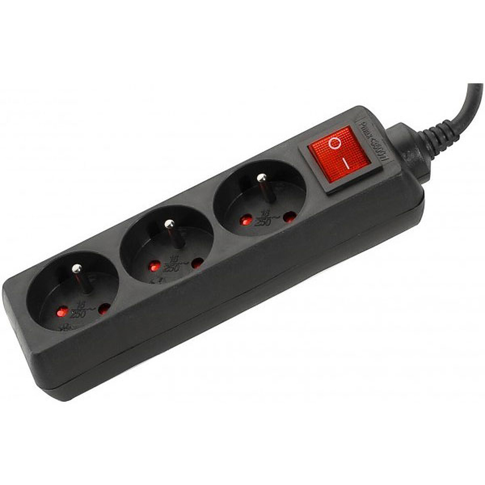 KabelDirekt – Regleta de enchufes 3× y enchufe múltiple (USB