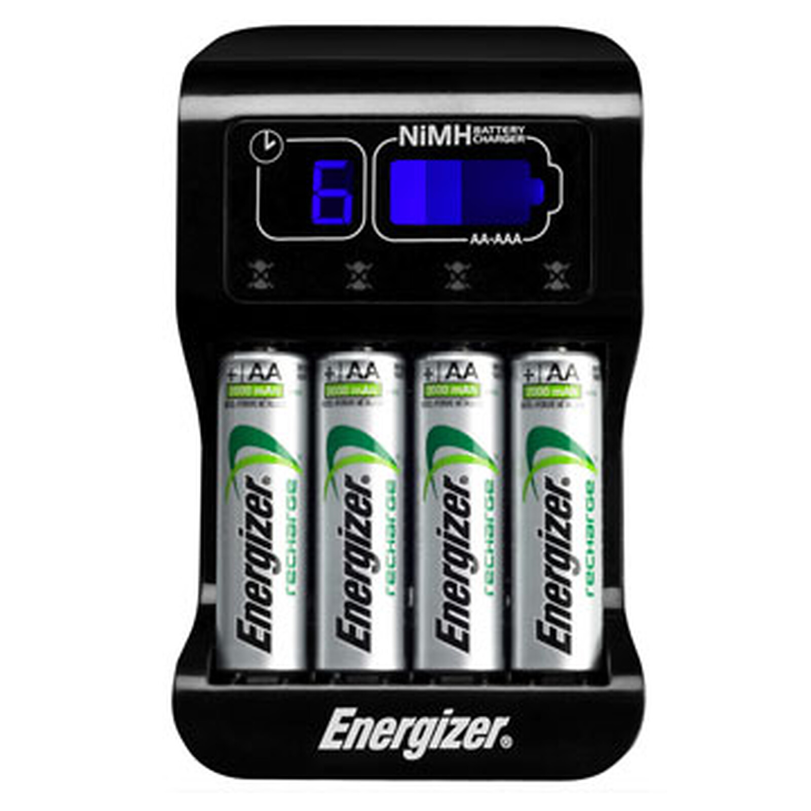 Energizer Intelligent Charger 4 Piles Aa Lr06 2000 Mah Pile Chargeur Energizer Sur Ldlc Com Museericorde