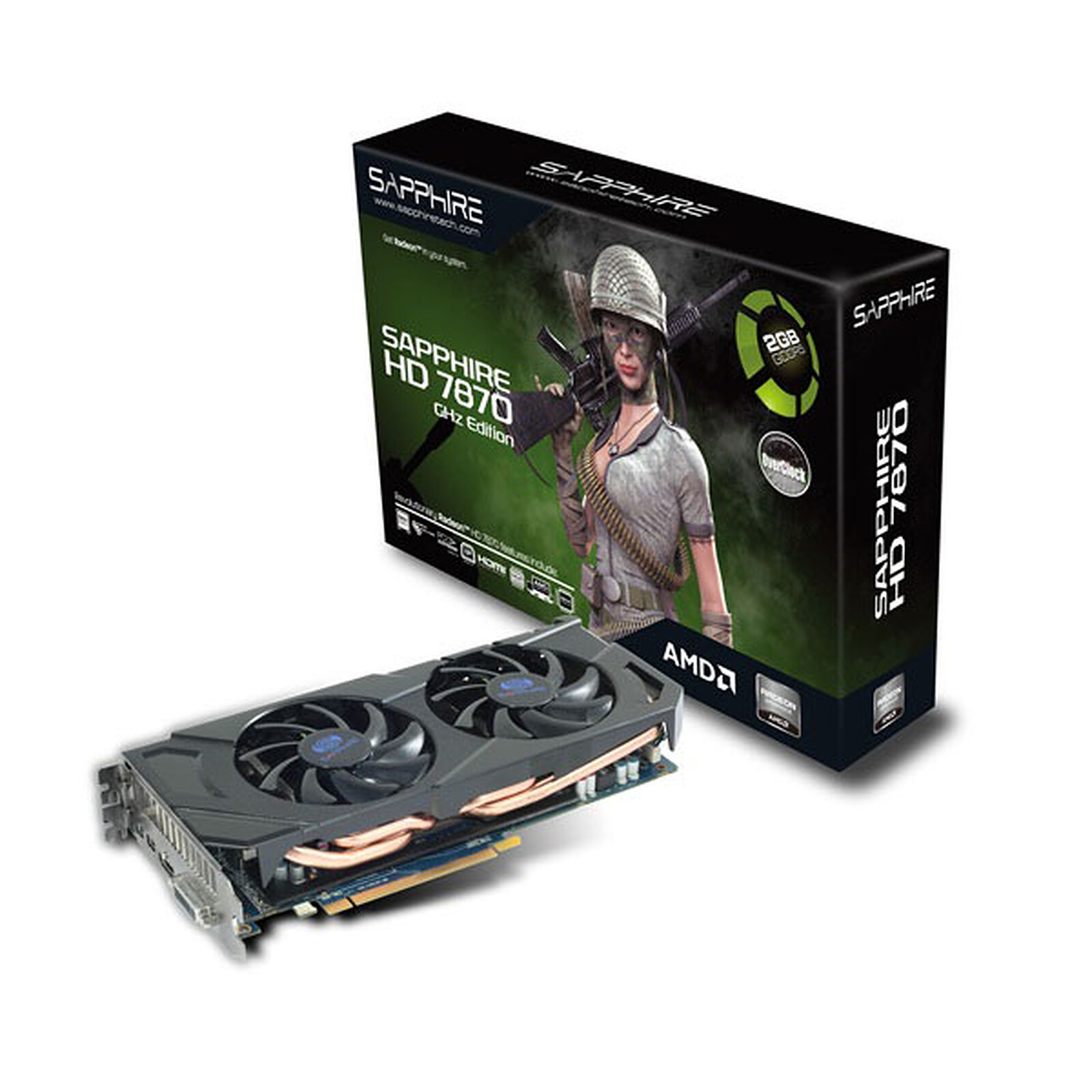 Sapphire Radeon Hd 7870 Oc Edition 2 Go Carte Graphique Sapphire Sur Ldlc Museericorde