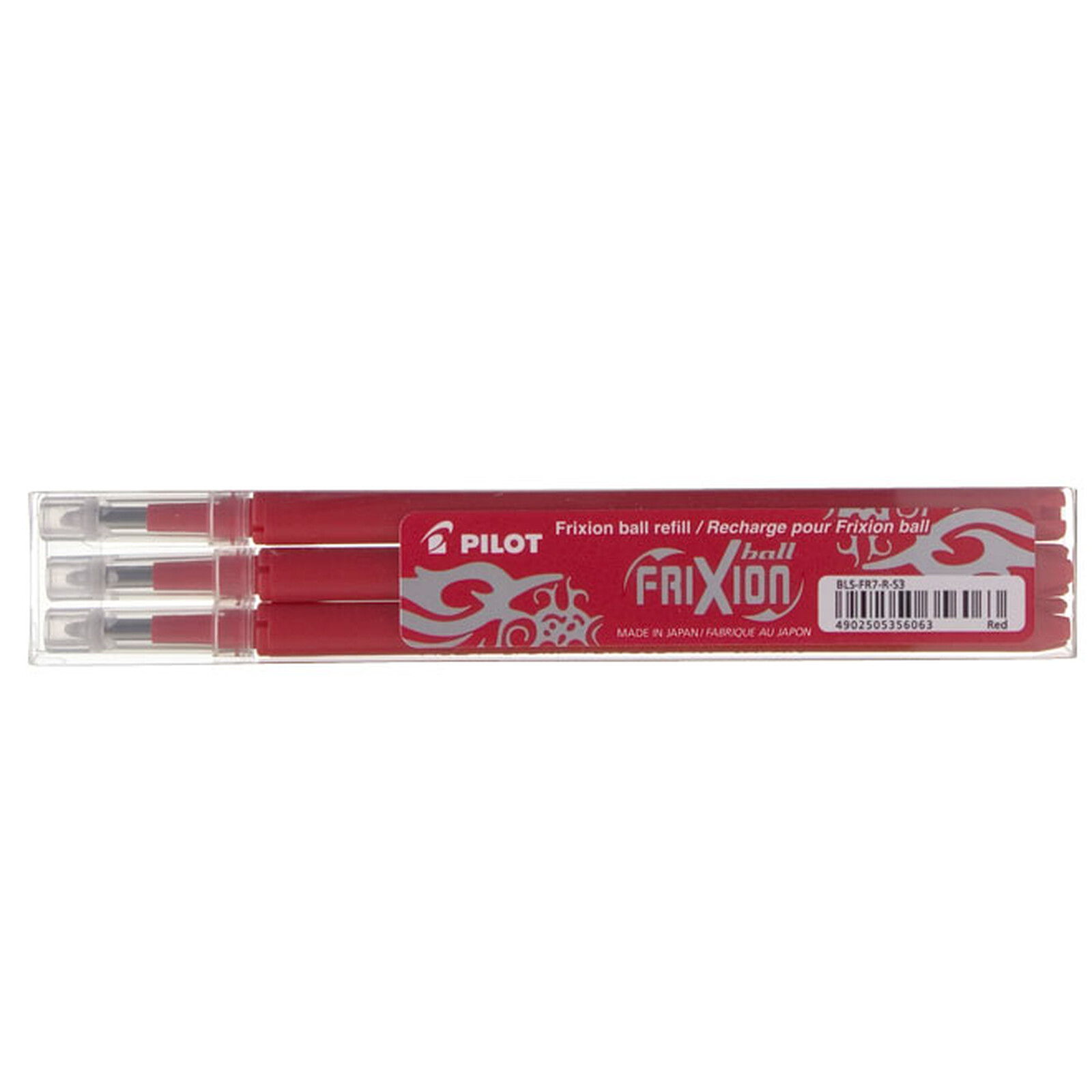 PILOT Recharges pour FriXion Ball rouge pointe 0,7mm - Stylo