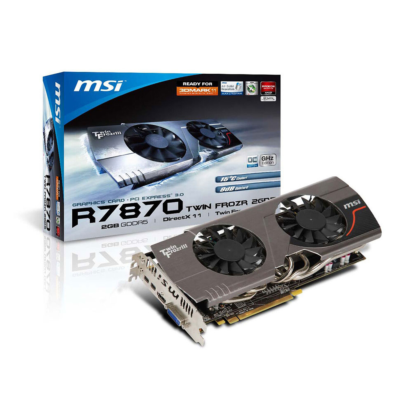 Msi R7870 Twin Frozr 2gd5 Oc 2 Go Carte Graphique Msi Sur Ldlc Museericorde