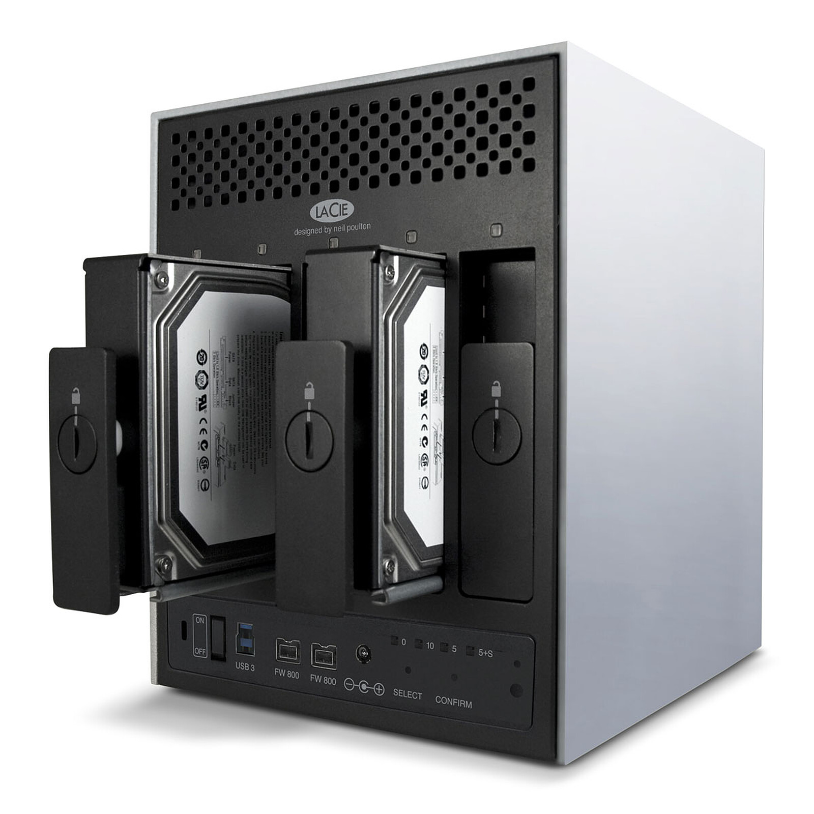 Lacie 4big Quadra Usb 3 0 24 To Usb 3 0 2x Firewire 800 Disque Dur Externe Lacie Sur Ldlc Com Museericorde
