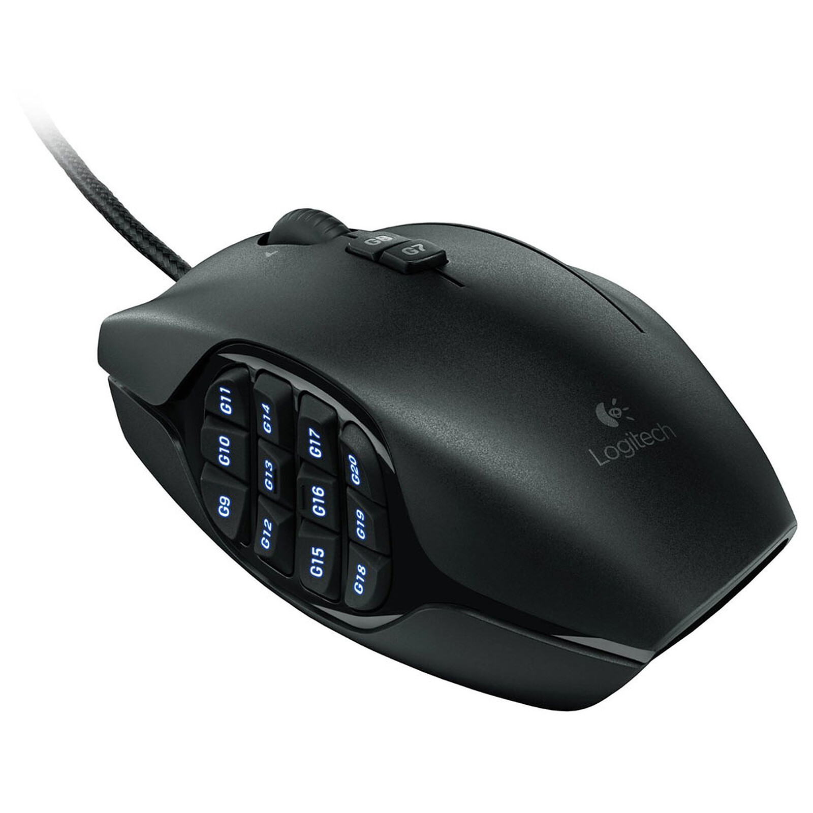 Logitech G600 Mmo Gaming Mouse Noir Souris Pc Logitech Sur Ldlc Com Museericorde