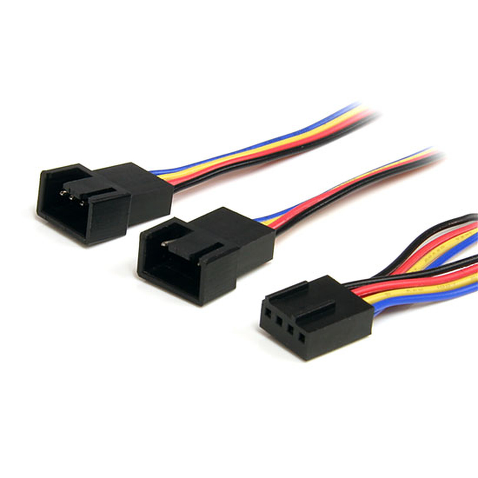 AABCOOLING C19  est un câble permettant de répartir l’alimentation au deux ventilateurs 4 Pins PWM. 