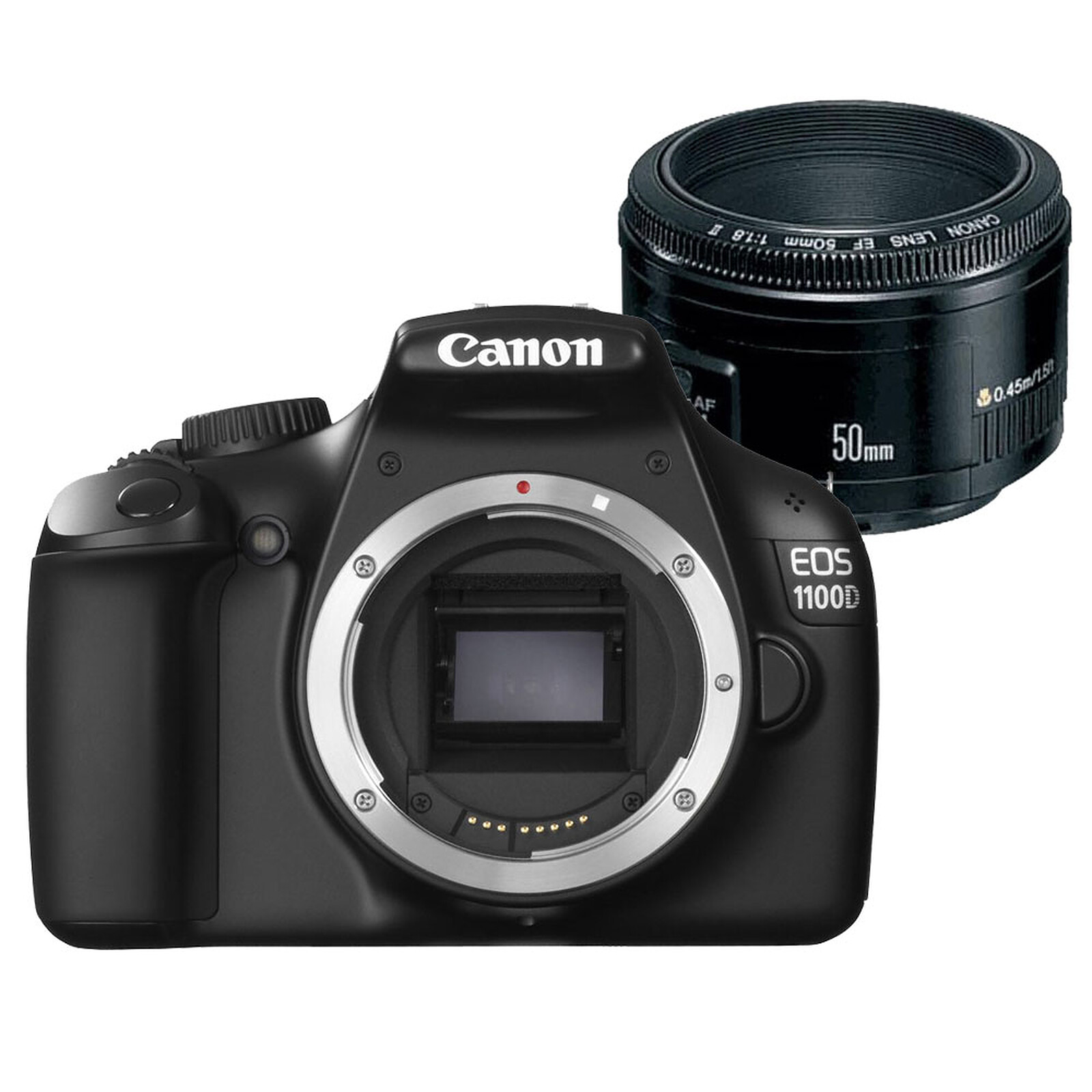  Canon  EOS  1100D  Canon  EF 50mm f 1 8 II Appareil photo 