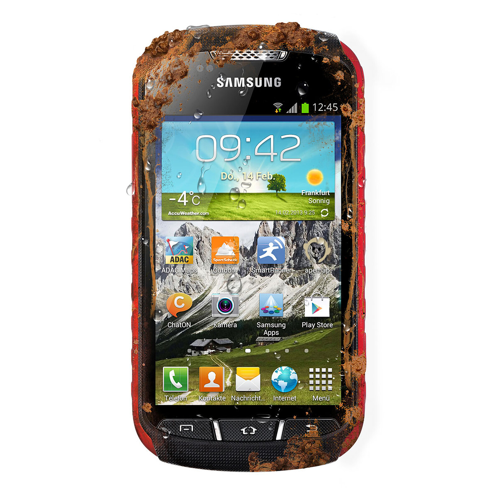 Samsung Galaxy Xcover 2 Black Red GT-S7710 - Mobile & smartphone ...