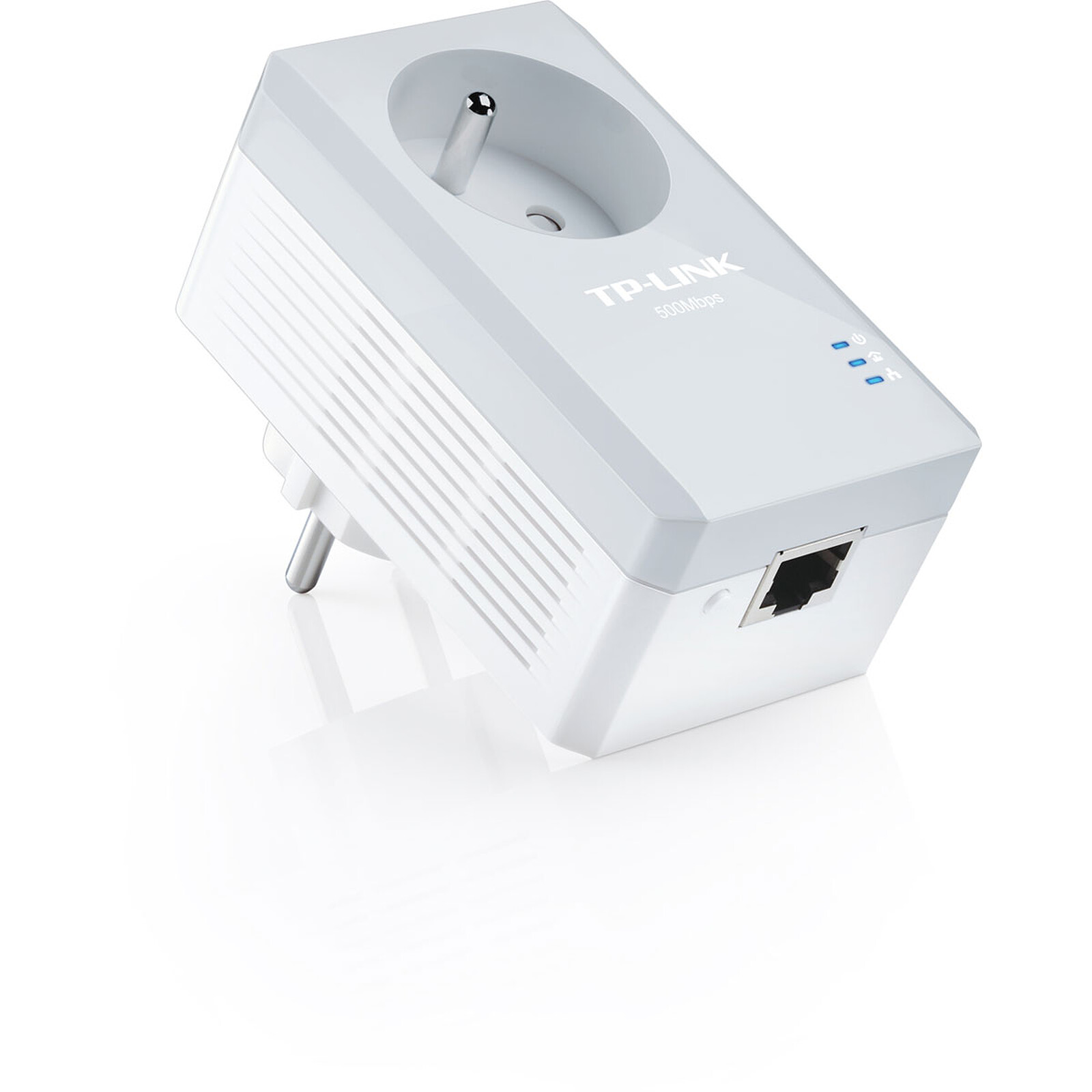 TP-Link CPL 600 Mbps avec Prise Intégrée et Ports Ethernet, Prise CPL,  compatible avec tous les Anciens Modèles et toutes les box internet,  TL-PA4015P : : Informatique