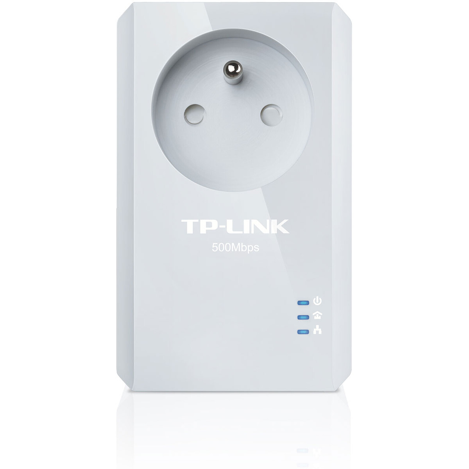 TP-LINK Kit de 2 CPL 600 Mbps - 1 Port Ethernet et Prise Intégrée - La Poste