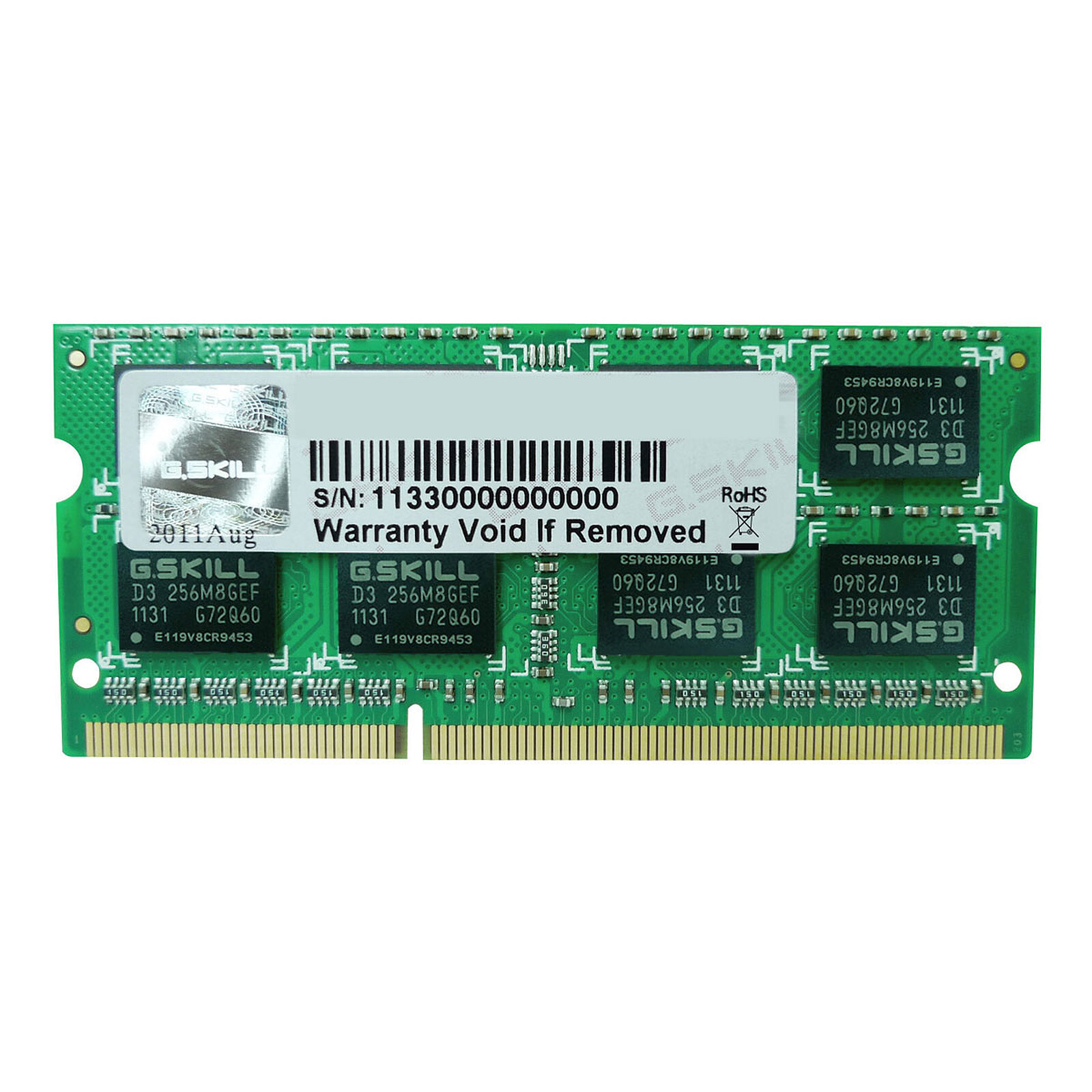 G.Skill SO-DIMM 8 Go DDR3 1600 MHz CL11 - Mémoire PC - LDLC