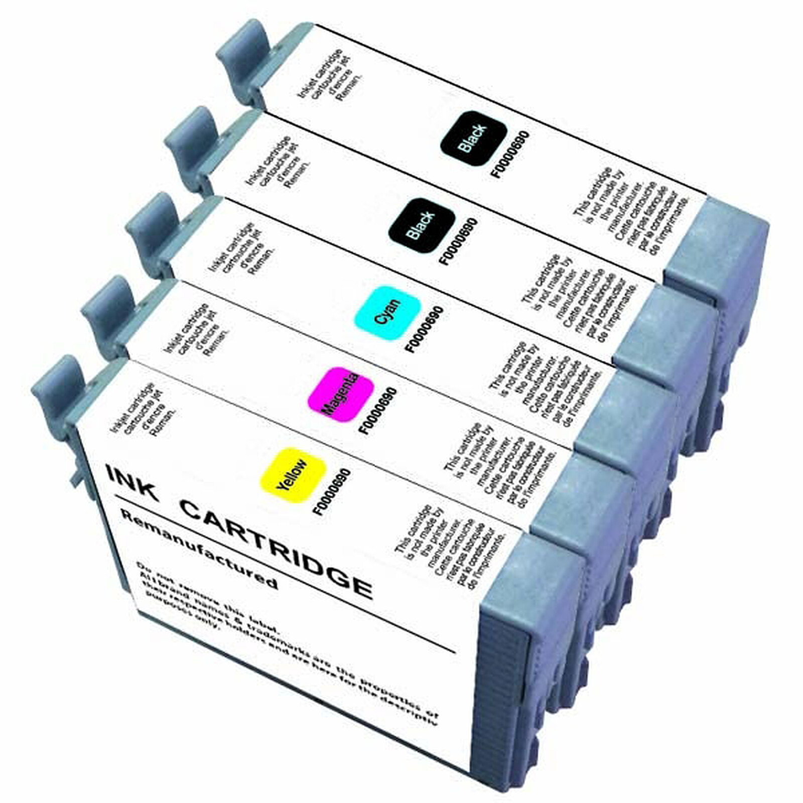 1 Pack de 4 Cartouches compatibles avec HP 912XL 912XL - 1 Noir + 1 Cyan +  1 Magenta + 1 Jaune - Cartouche imprimante - LDLC