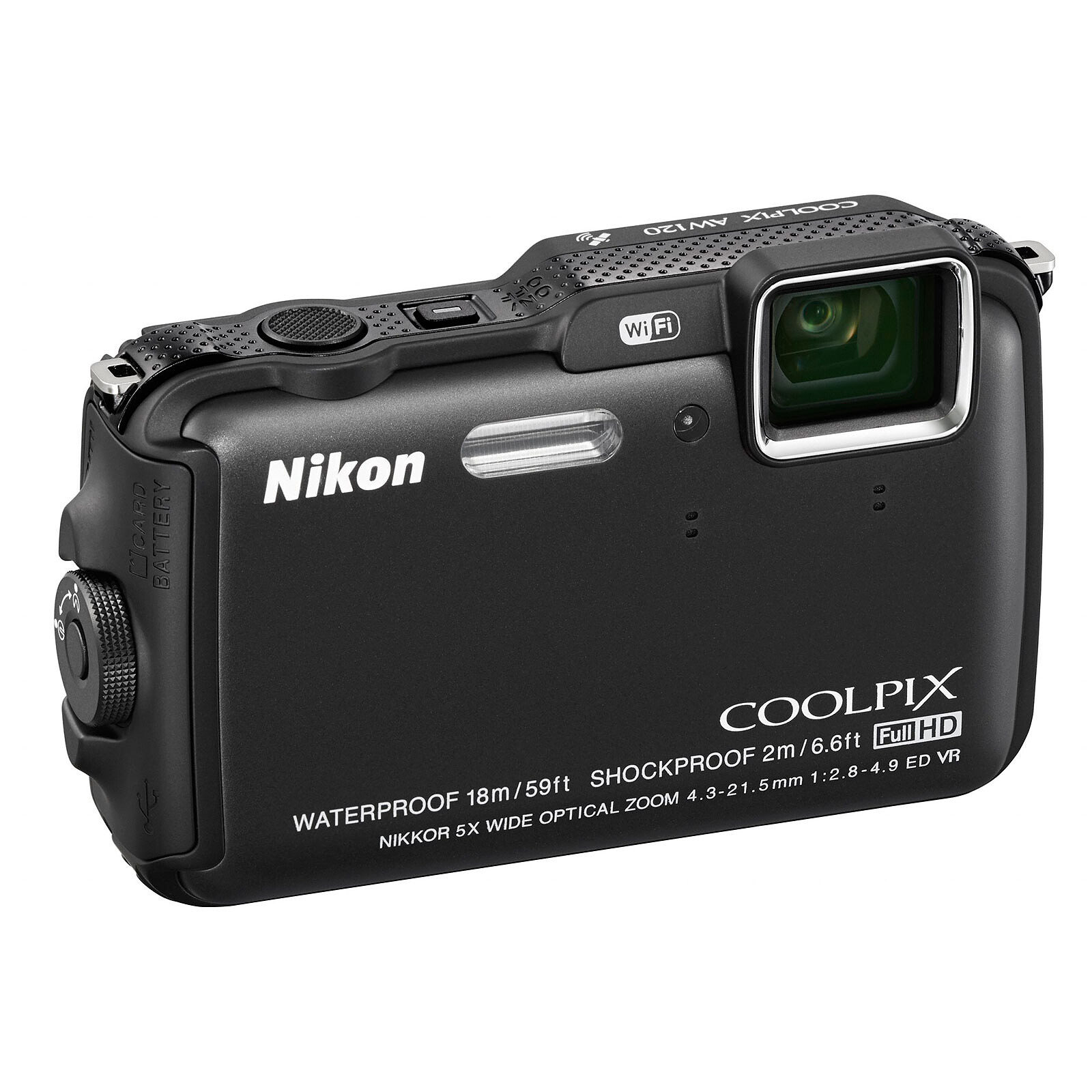 Nikon Coolpix Aw120 Noir Appareil Photo Numerique Nikon Sur Ldlc