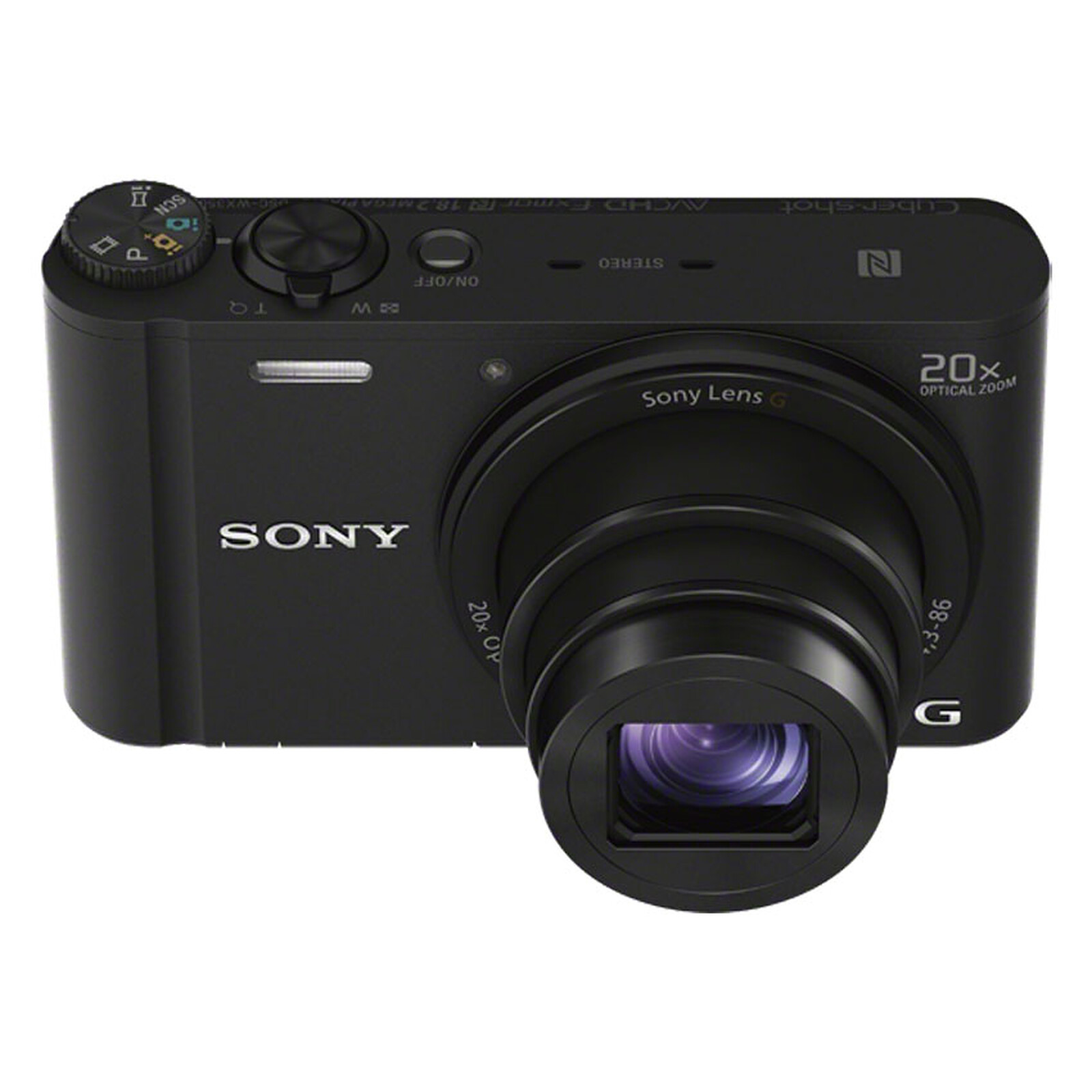 Sony Appareil Photo Compact Cyber-Shot WX350 Noir
