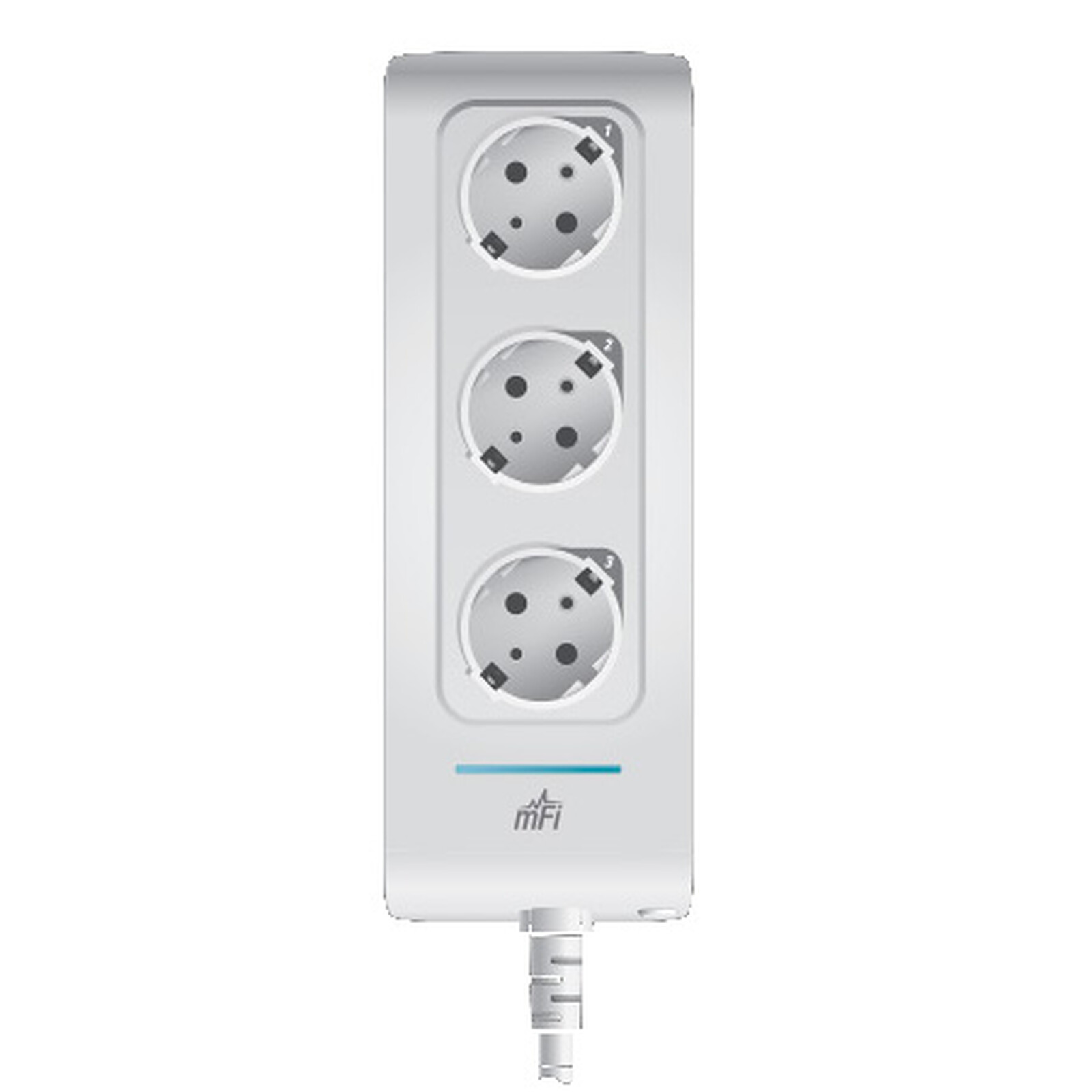 Multiprise 5 prises avec interrupteur (Blanc) - Multiprise - Garantie 3 ans  LDLC