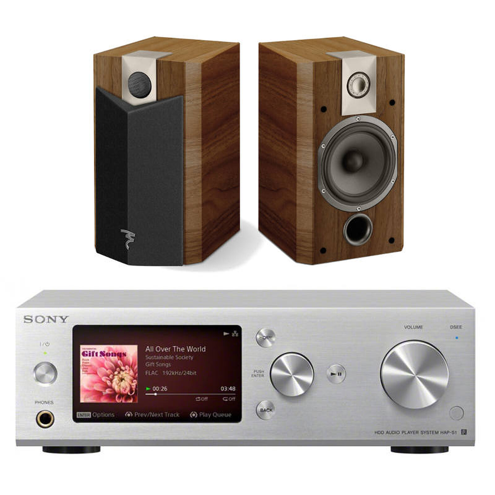 Sony HAPS1 + Focal Chorus 705 V Cigar Chaîne Hifi Sony sur LDLC