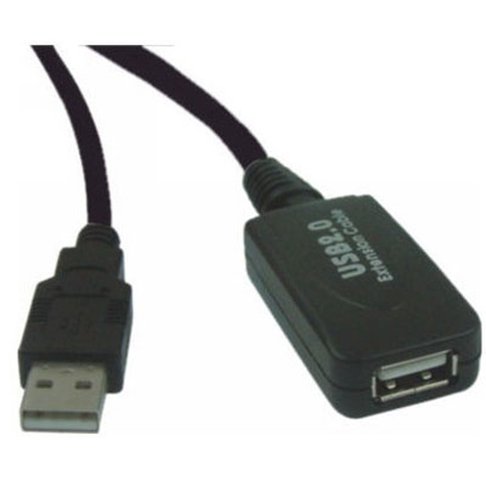 Rallonge USB 2.0 InLine®, Mâle / Femelle, Type A, transparent, 5m
