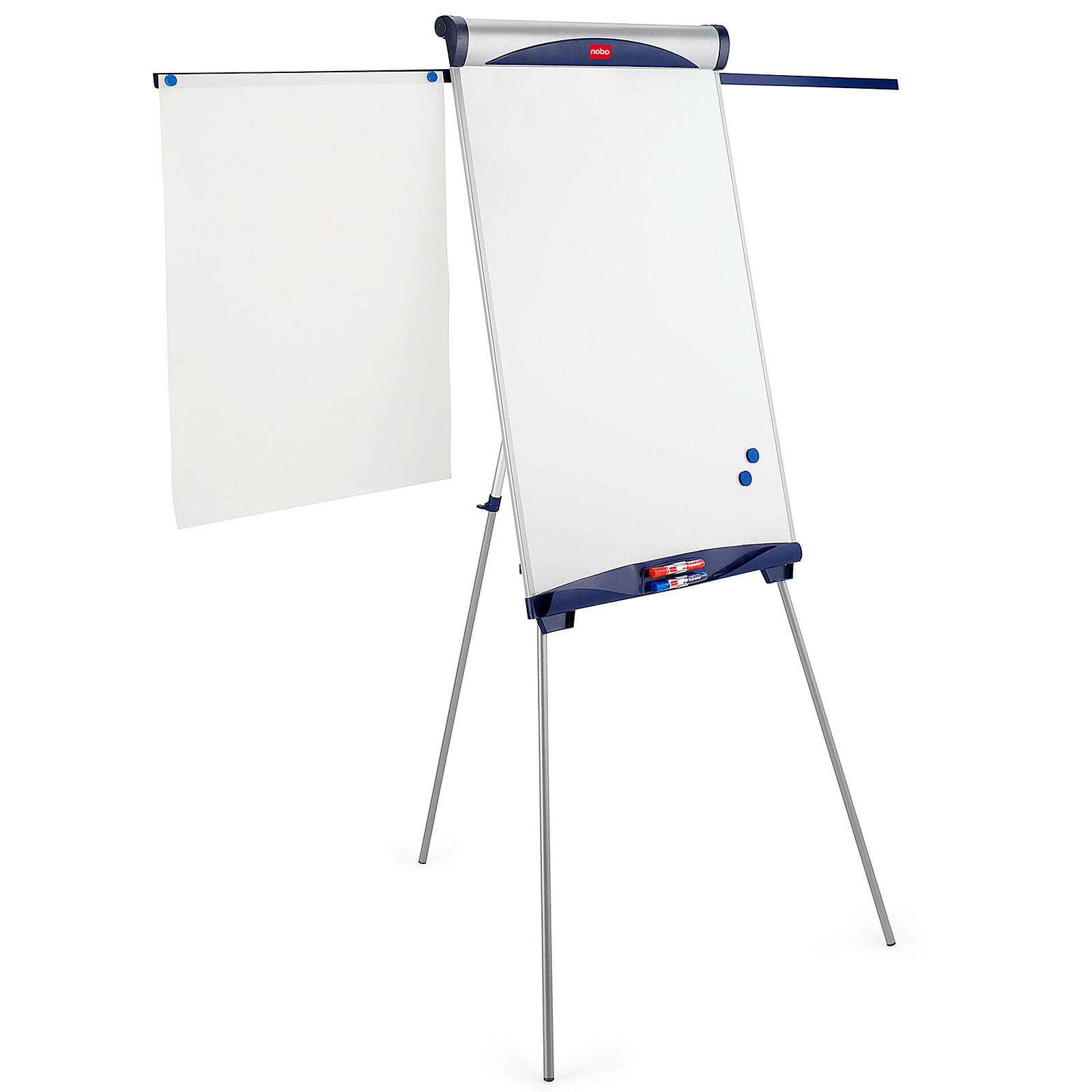 Tripod Double Sides Flipchart Whiteboard with Retractable Arms