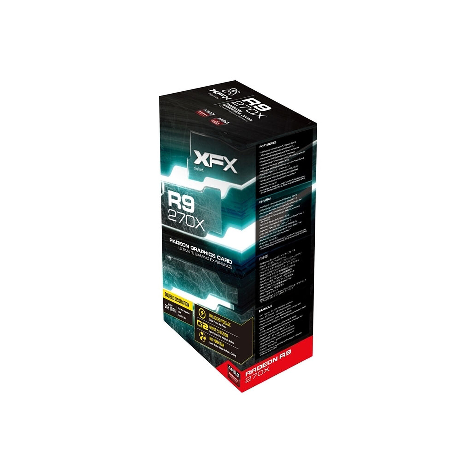 XFX Radeon R9 270X R9-270X-CDFC Double Dissipation Edition - Carte ...