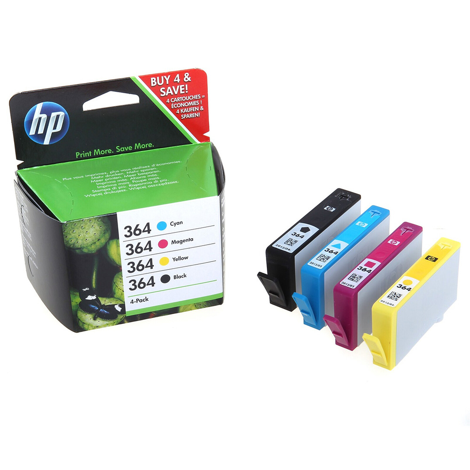 HP 934XL/935XL Noir/3 couleurs (X4E14AE) - Cartouche imprimante - LDLC