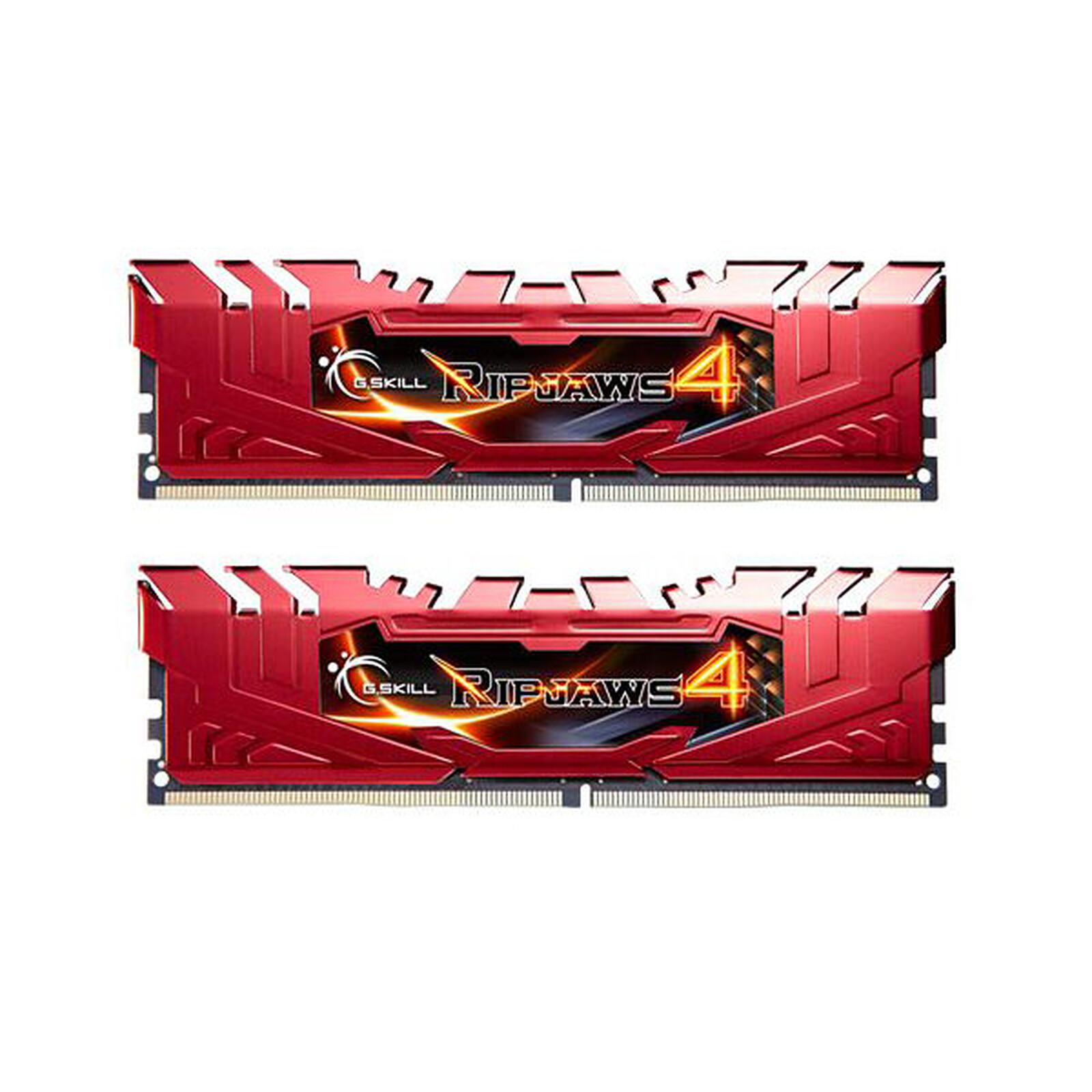 Molestar templo borgoña G.Skill RipJaws 4 Series Red 8GB (2x 4GB) DDR4 2400 MHz CL15 - Memoria PC G. Skill en LDLC
