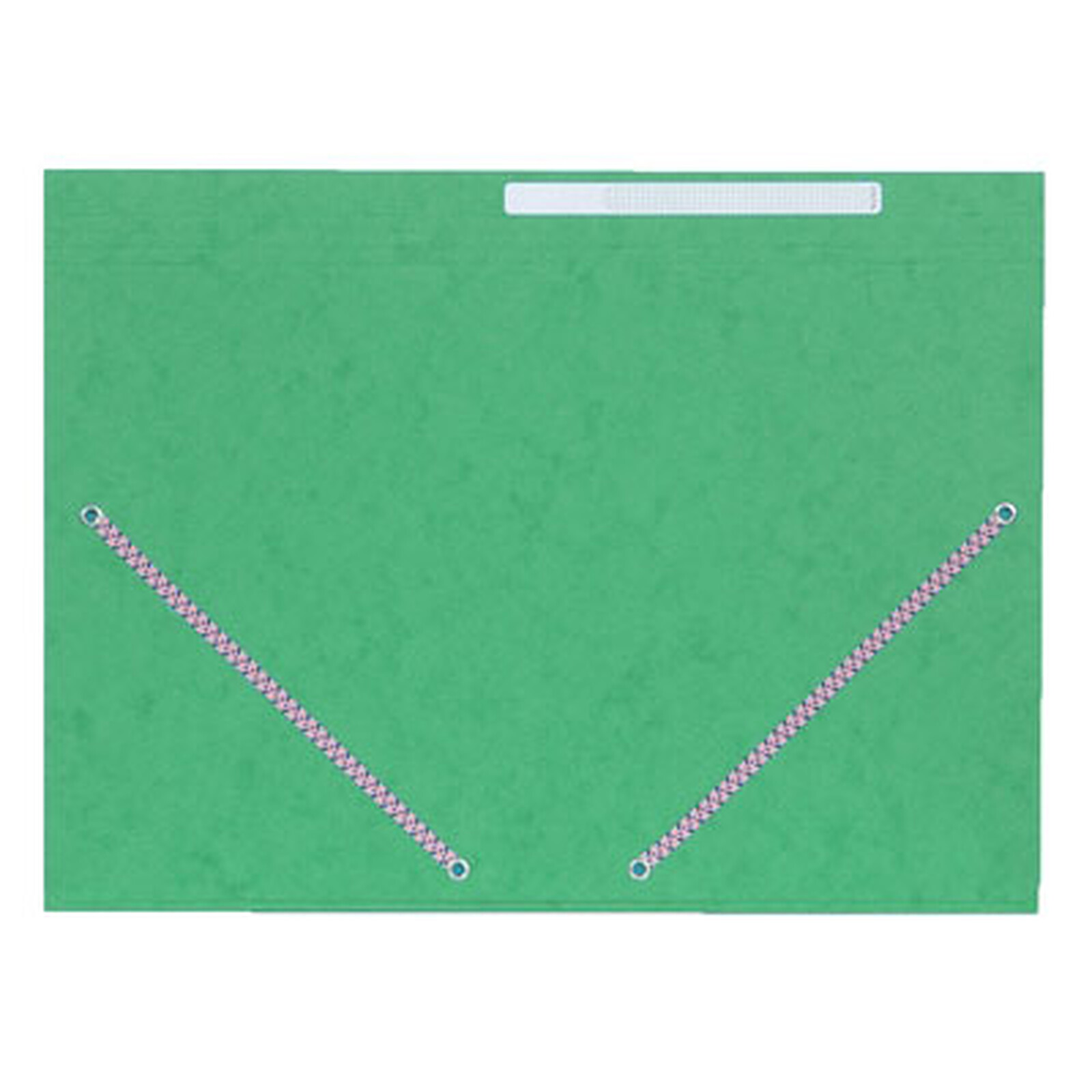 Exacompta - Carton à dessin Annonay avec rubans 37x52 cm - Pour formats B3  et 1/2 raisin - Vert