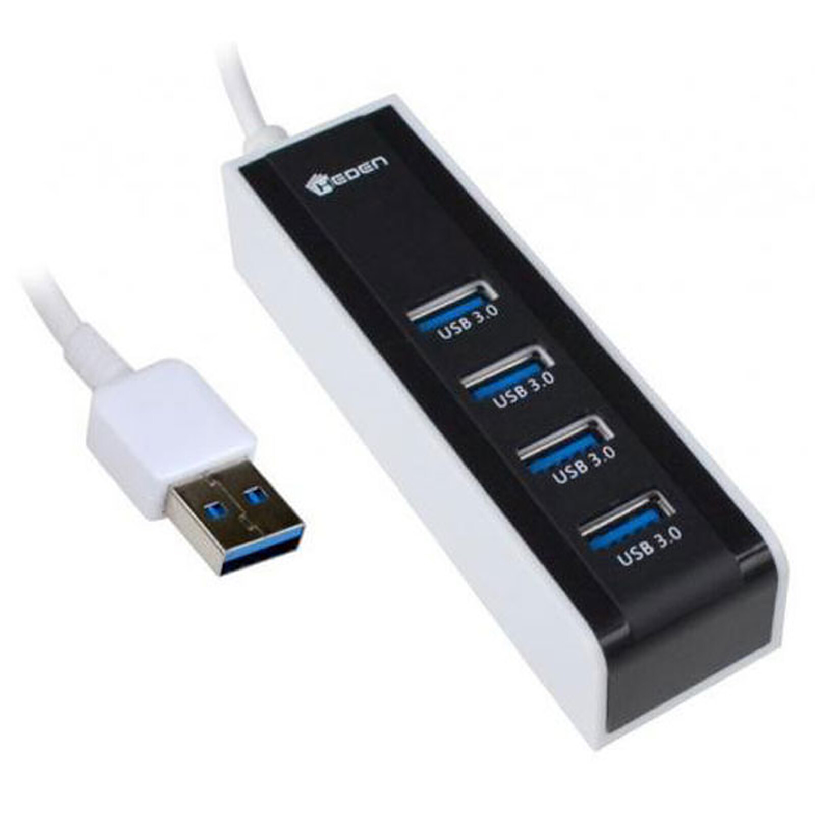 Hub USB Alimenté à 8 Ports, 36W Hub USB 3.0, Multi Port USB avec 4