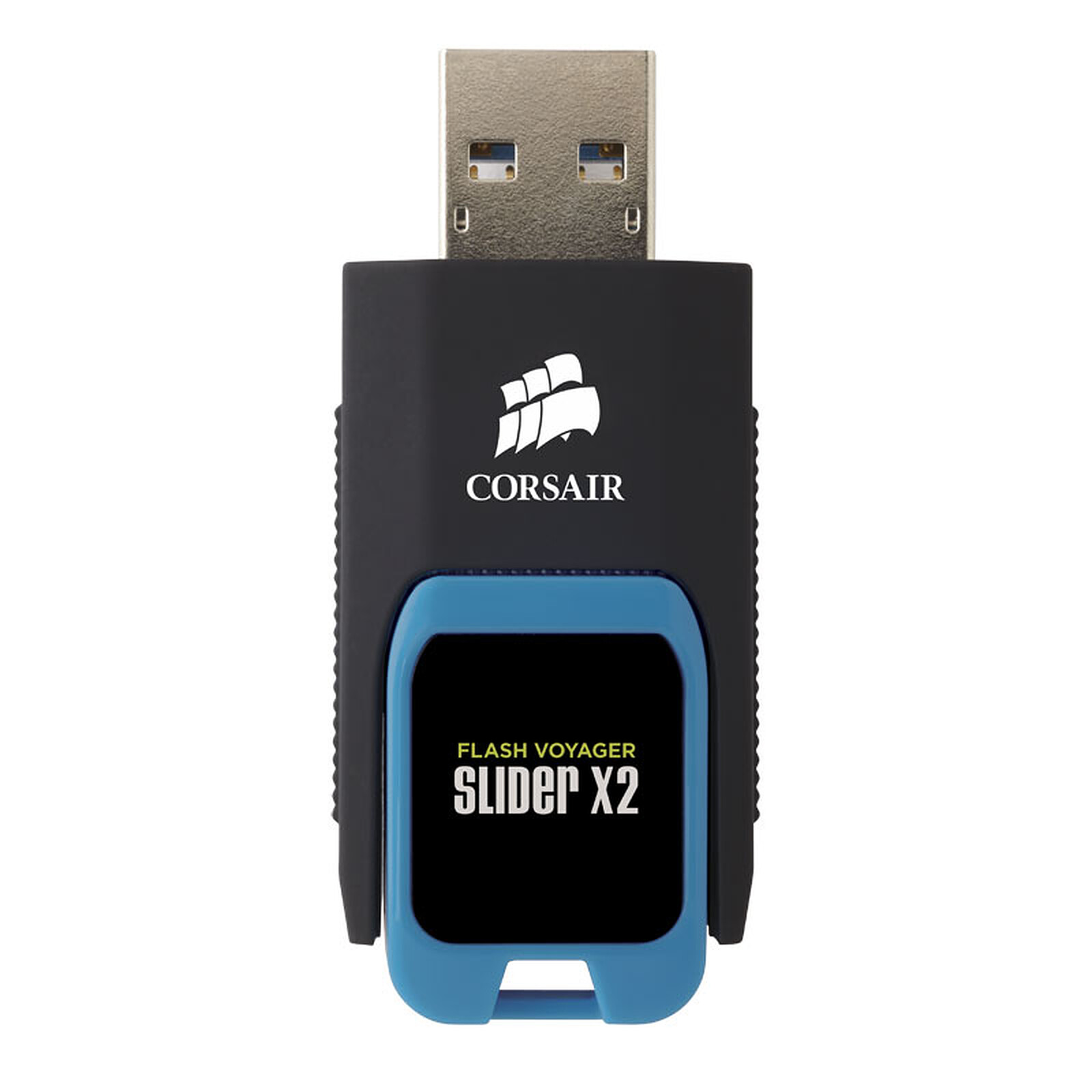 Corsair Flash Voyager Slider X2 USB 3.0 64 Go - Clé USB - LDLC