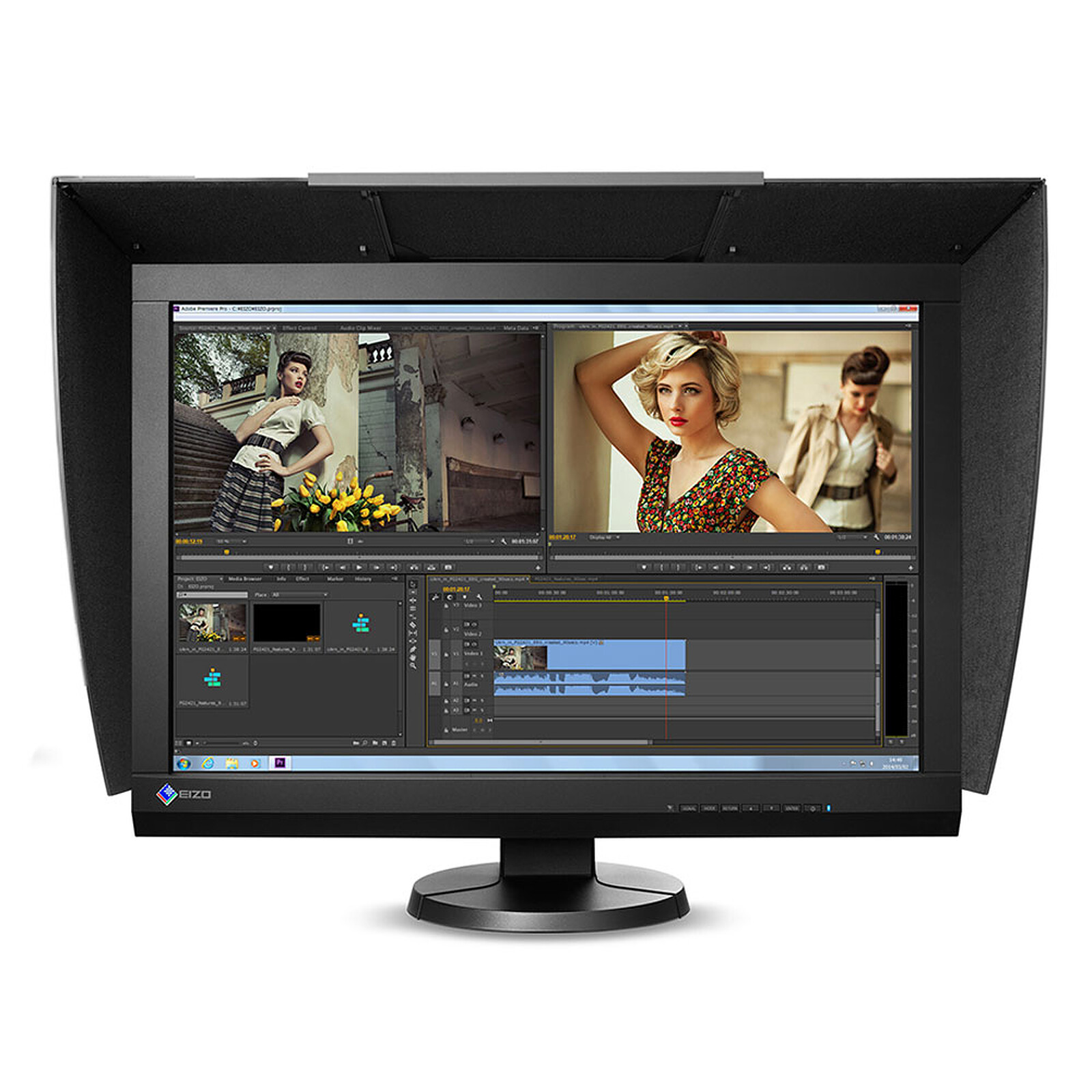 EIZO CX241-CNX 専用遮光フード、EX2センサー(未使用)付き PC