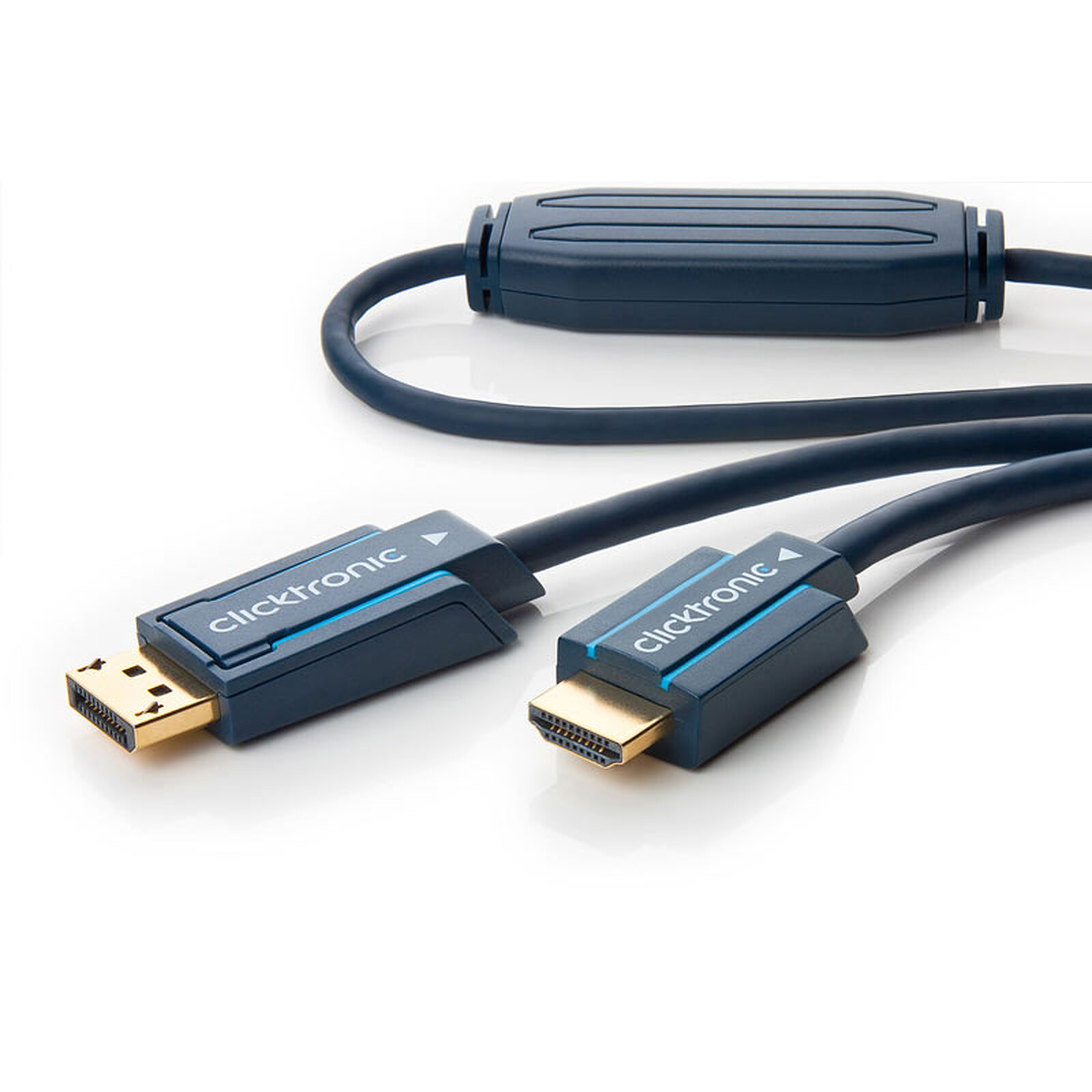 Clicktronic câble DisplayPort / HDMI (1 mètre) - HDMI - Garantie 3