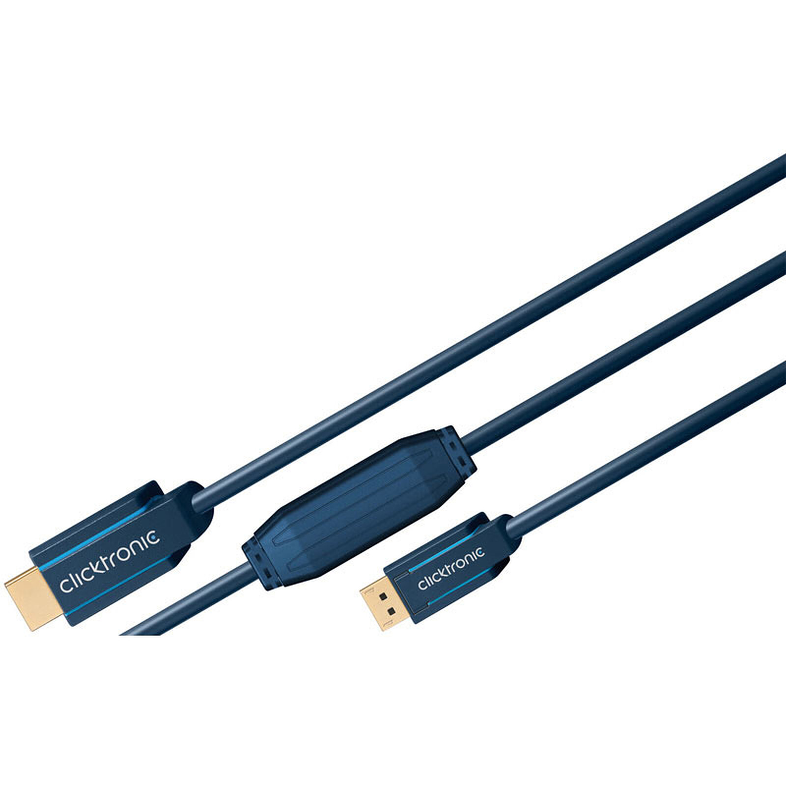 Clicktronic DisplayPort / HDMI cable (1 mtr) - on