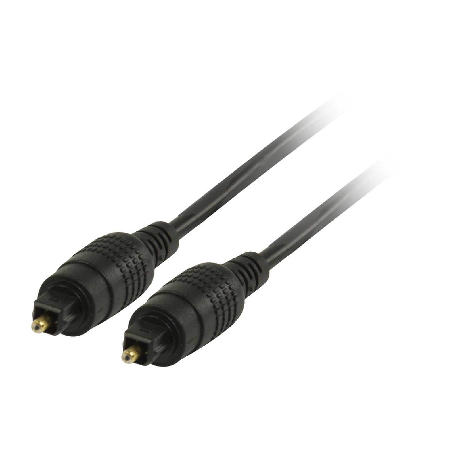 Câble Audio Numérique Optique Mâle/Mâle - Noir