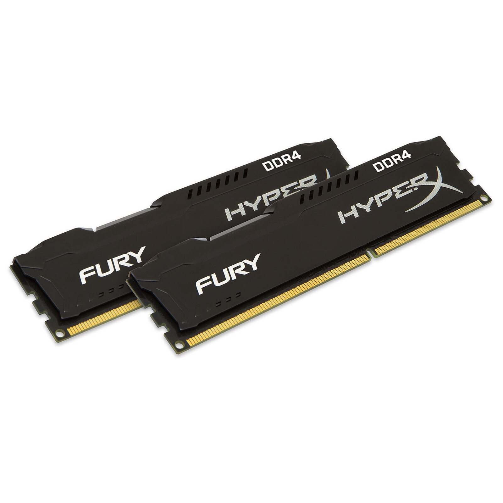 HyperX Fury Noir 16 Go (2x 8Go) DDR4 2133 MHz CL14 - Mémoire PC - LDLC
