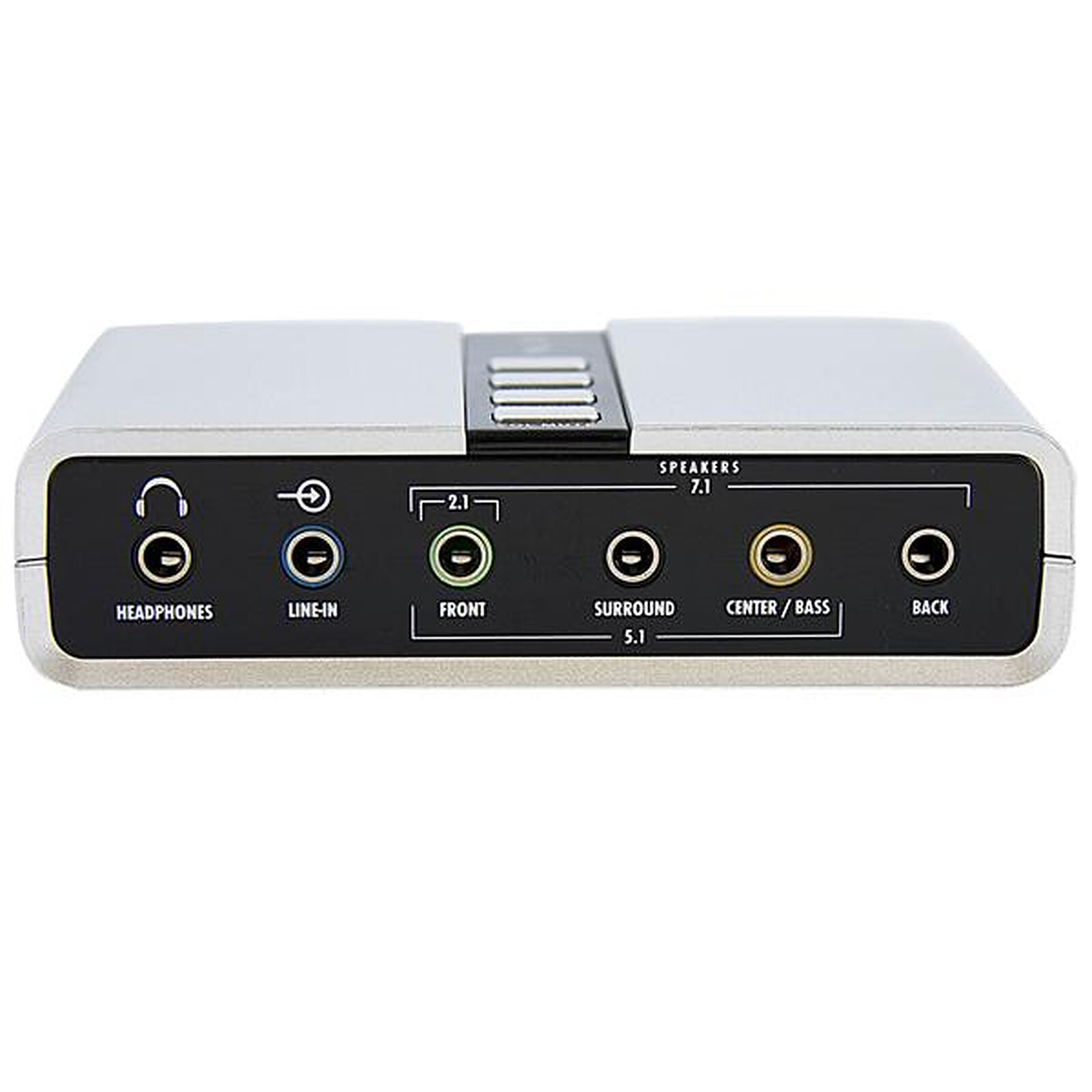 Bestlymood USB Externe 5.1 Carte de Son Audio 3D Cable dadaptateur de convertisseur de Canal virtuel 7.1 