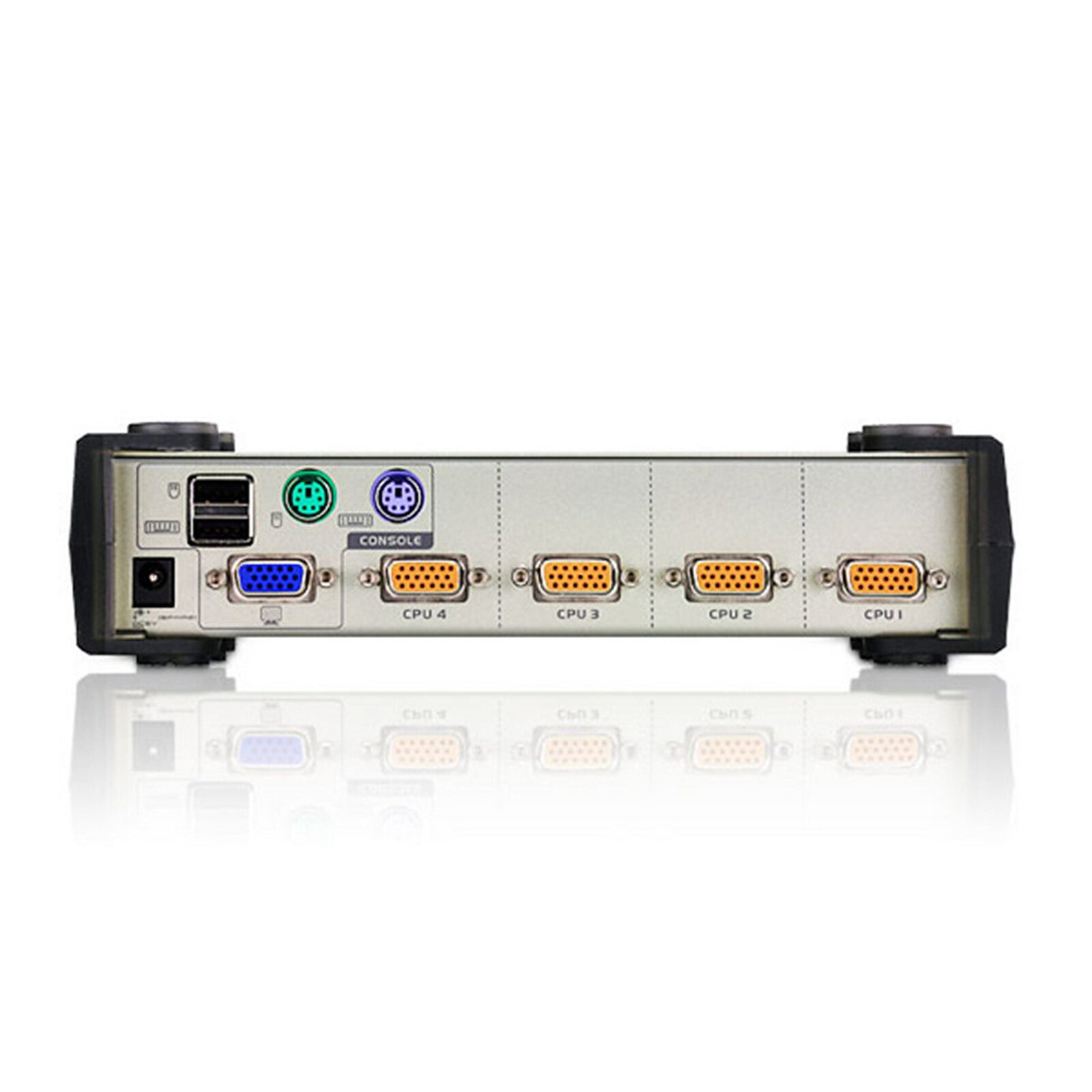 Startech.com switch commutateur kvm usb 4 ports sortie vidéo dvi, audio hub  usb 2.0 3 écrans - 4 pc - pour KVM - Serveurs & Réseau